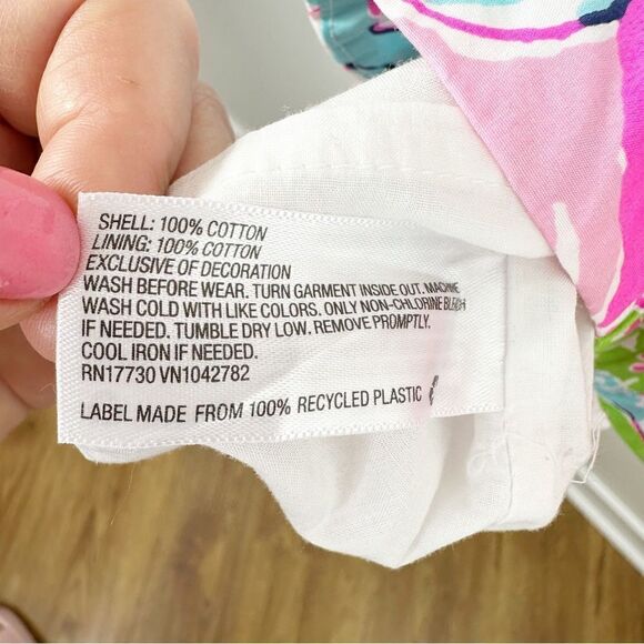 Lilly Pulitzer for target New Nosey Posey Sleeveless Shift Mini Dress Girls XL - Picture 12 of 14